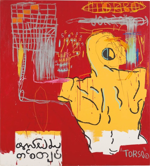 Jean-Michel Basquiat, Krong Thip (Torso), 1983